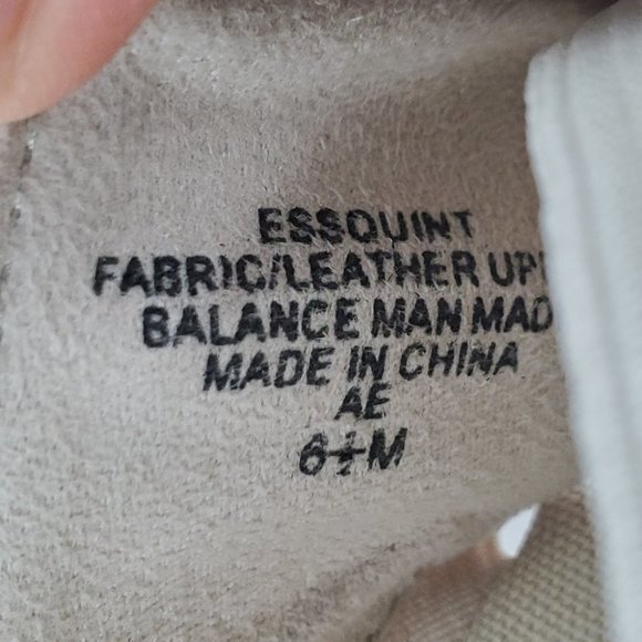 Easy Spirit Squint Beige Tan Fabric Leather Upper Slip On Sandal Size 6 1/2M - Picture 13 of 14